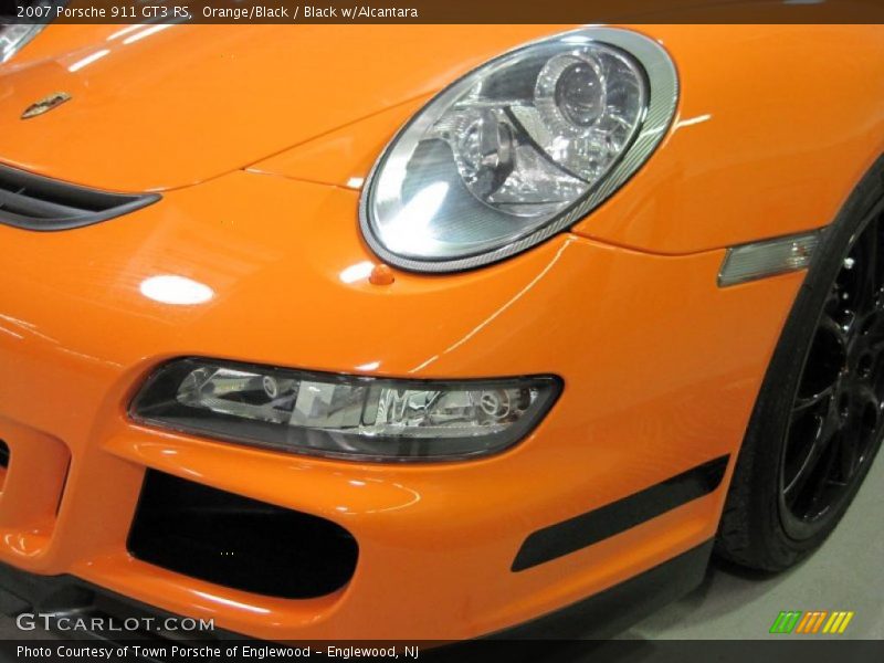 Orange/Black / Black w/Alcantara 2007 Porsche 911 GT3 RS