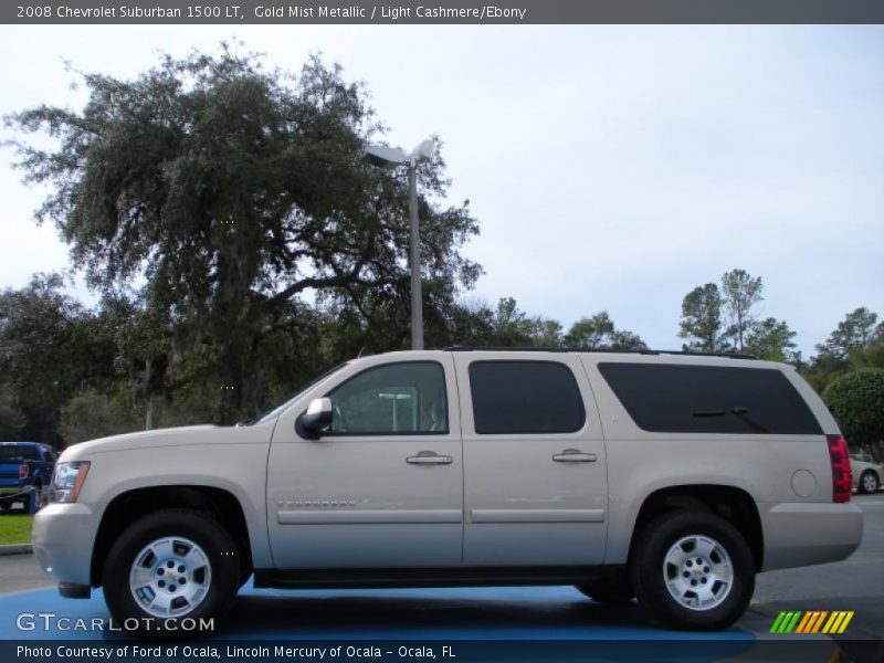Gold Mist Metallic / Light Cashmere/Ebony 2008 Chevrolet Suburban 1500 LT