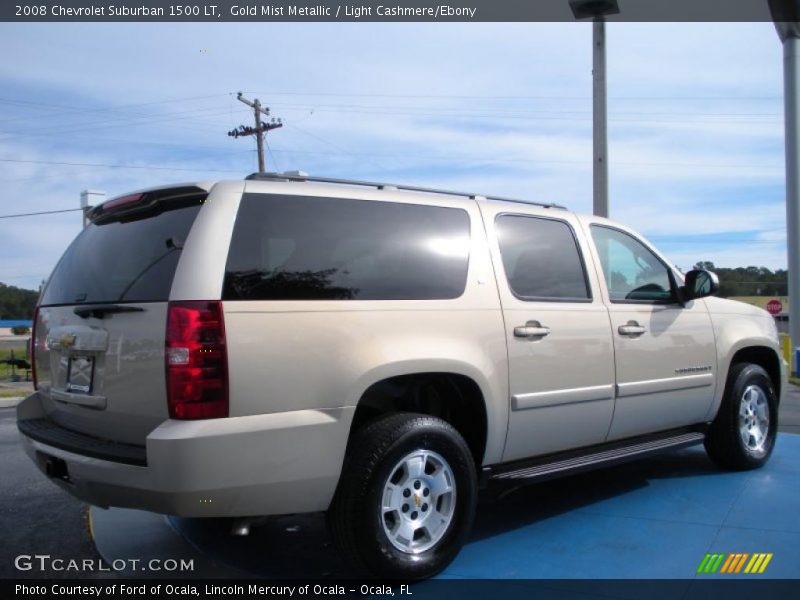 Gold Mist Metallic / Light Cashmere/Ebony 2008 Chevrolet Suburban 1500 LT