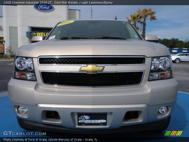 Gold Mist Metallic / Light Cashmere/Ebony 2008 Chevrolet Suburban 1500 LT