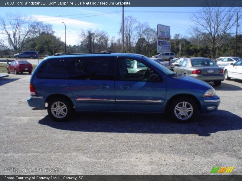 Light Sapphire Blue Metallic / Medium Graphite 2003 Ford Windstar SE