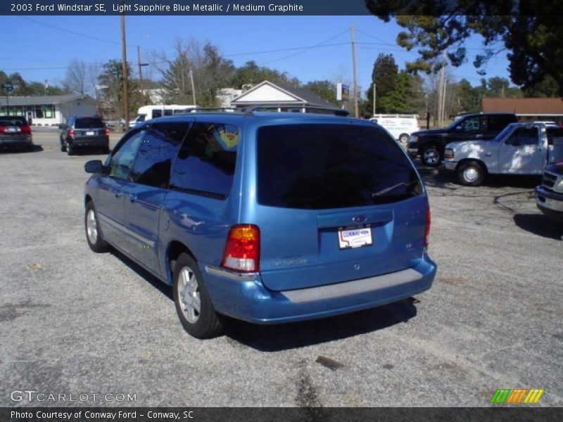 Light Sapphire Blue Metallic / Medium Graphite 2003 Ford Windstar SE