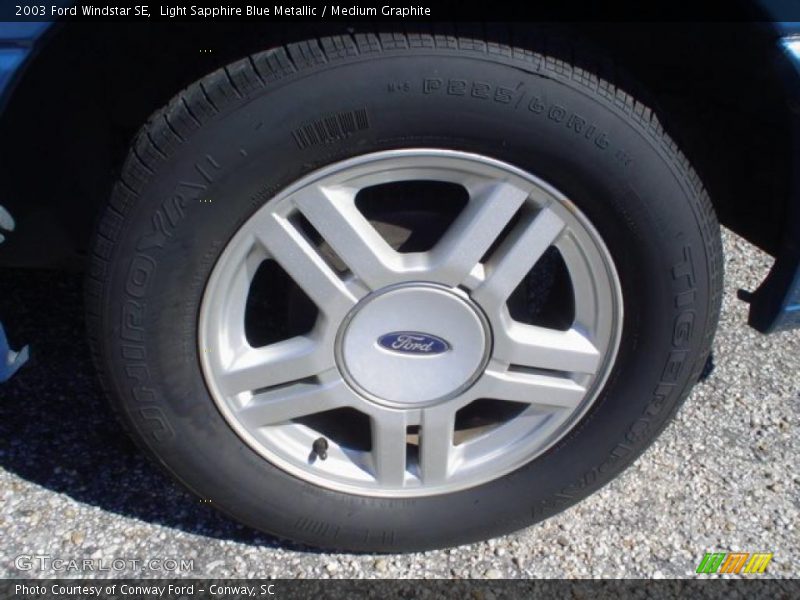 Light Sapphire Blue Metallic / Medium Graphite 2003 Ford Windstar SE