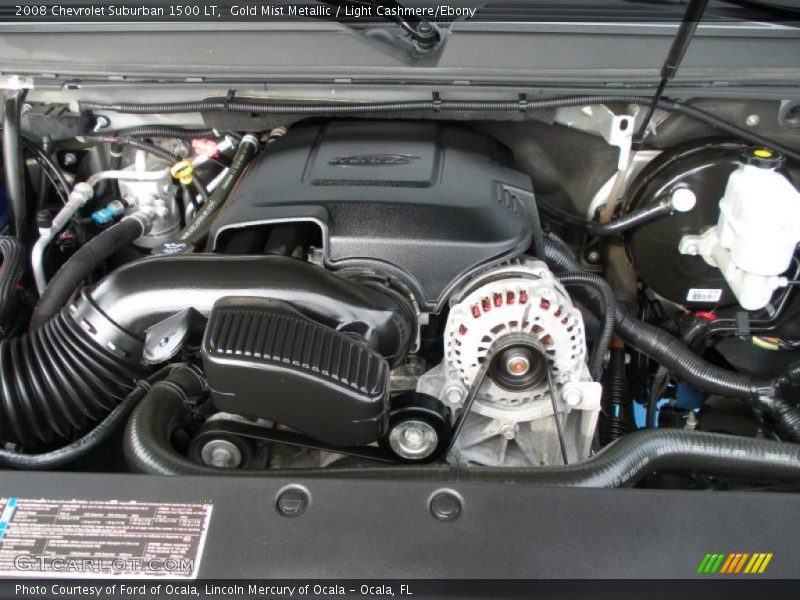 Gold Mist Metallic / Light Cashmere/Ebony 2008 Chevrolet Suburban 1500 LT