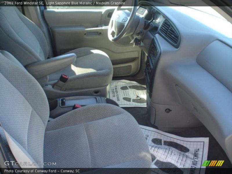 Light Sapphire Blue Metallic / Medium Graphite 2003 Ford Windstar SE