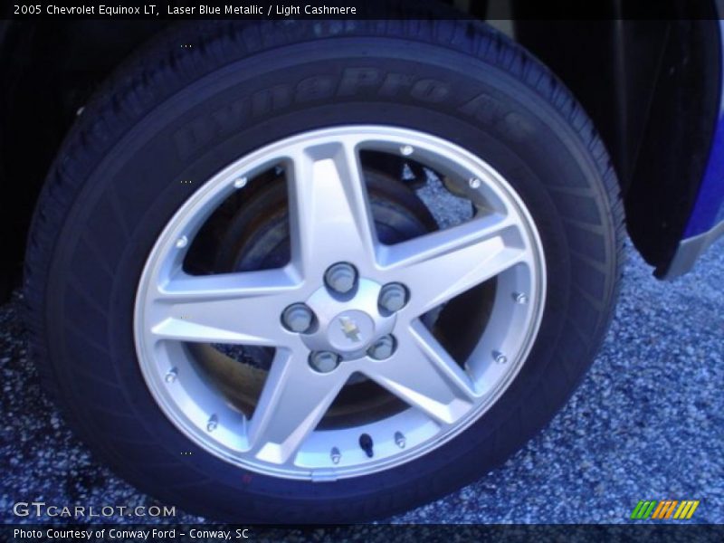 Laser Blue Metallic / Light Cashmere 2005 Chevrolet Equinox LT