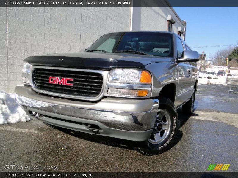 Pewter Metallic / Graphite 2000 GMC Sierra 1500 SLE Regular Cab 4x4
