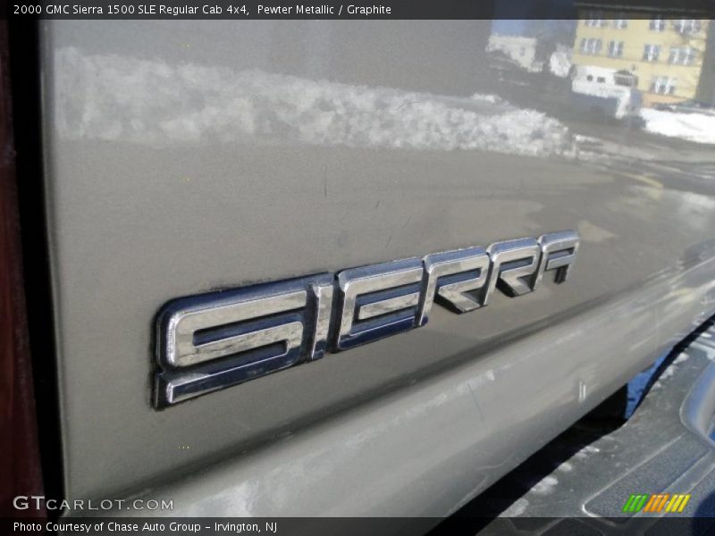 Pewter Metallic / Graphite 2000 GMC Sierra 1500 SLE Regular Cab 4x4