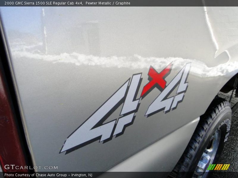 Pewter Metallic / Graphite 2000 GMC Sierra 1500 SLE Regular Cab 4x4