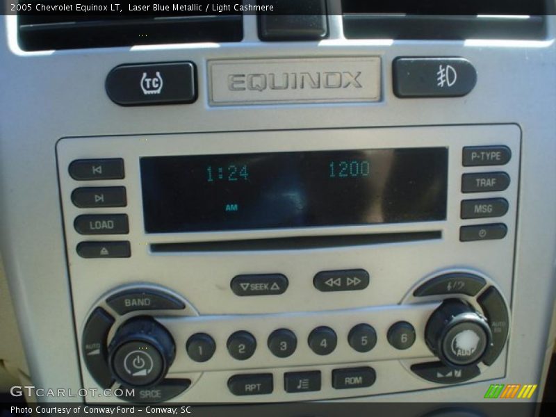 Laser Blue Metallic / Light Cashmere 2005 Chevrolet Equinox LT