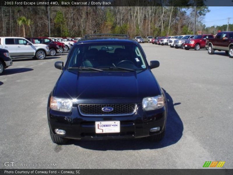 Black Clearcoat / Ebony Black 2003 Ford Escape Limited 4WD