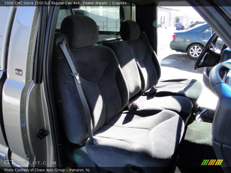 Pewter Metallic / Graphite 2000 GMC Sierra 1500 SLE Regular Cab 4x4