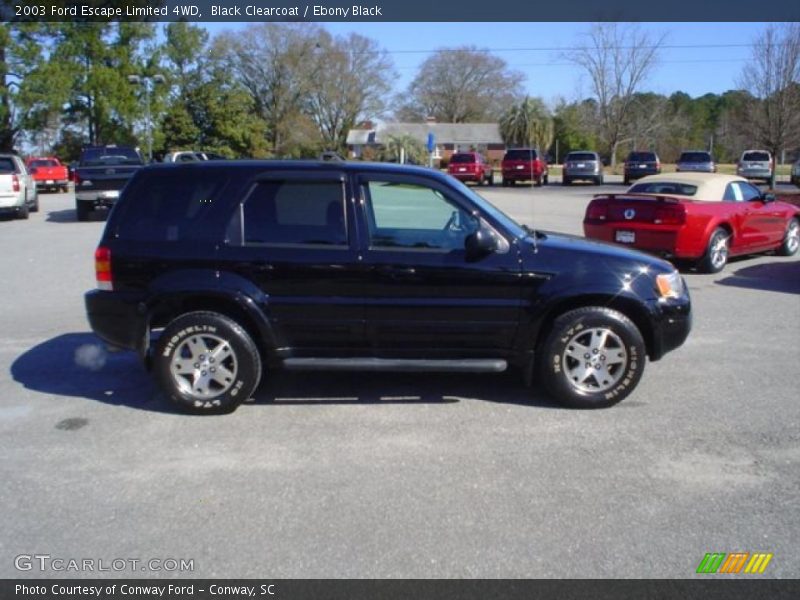 Black Clearcoat / Ebony Black 2003 Ford Escape Limited 4WD