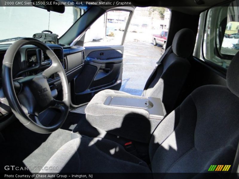 Pewter Metallic / Graphite 2000 GMC Sierra 1500 SLE Regular Cab 4x4
