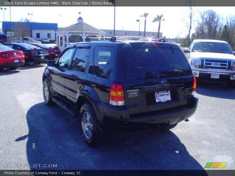 Black Clearcoat / Ebony Black 2003 Ford Escape Limited 4WD