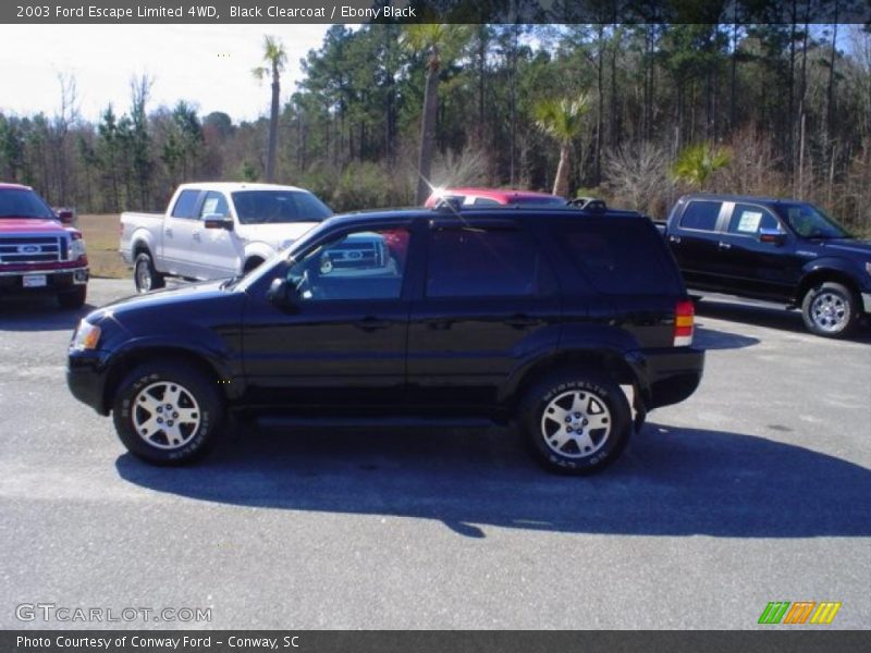 Black Clearcoat / Ebony Black 2003 Ford Escape Limited 4WD