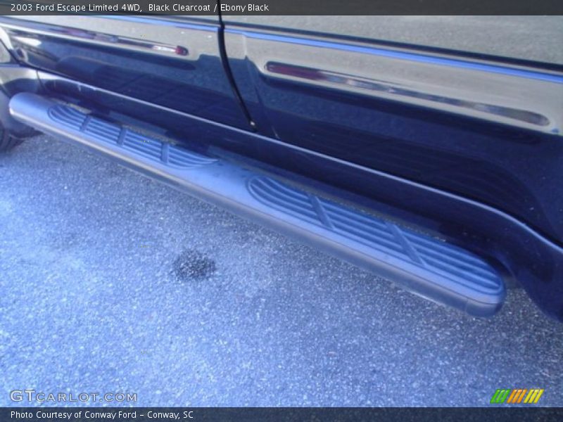 Black Clearcoat / Ebony Black 2003 Ford Escape Limited 4WD