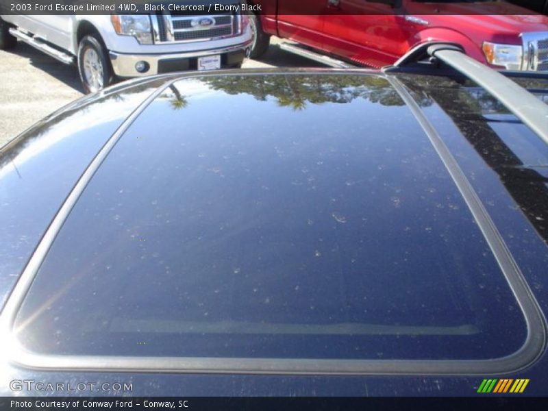 Black Clearcoat / Ebony Black 2003 Ford Escape Limited 4WD