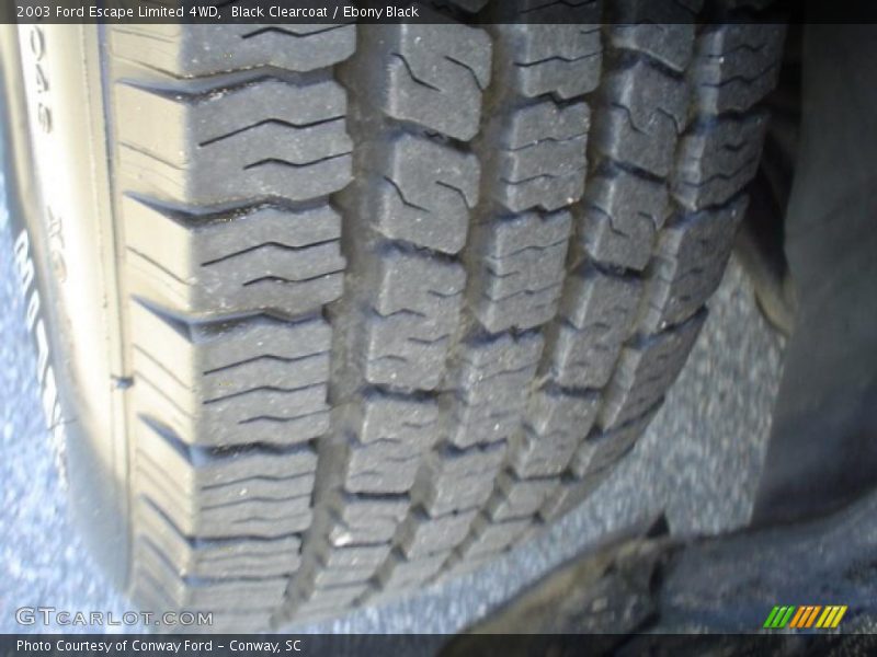 Black Clearcoat / Ebony Black 2003 Ford Escape Limited 4WD