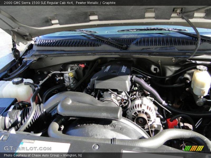 Pewter Metallic / Graphite 2000 GMC Sierra 1500 SLE Regular Cab 4x4