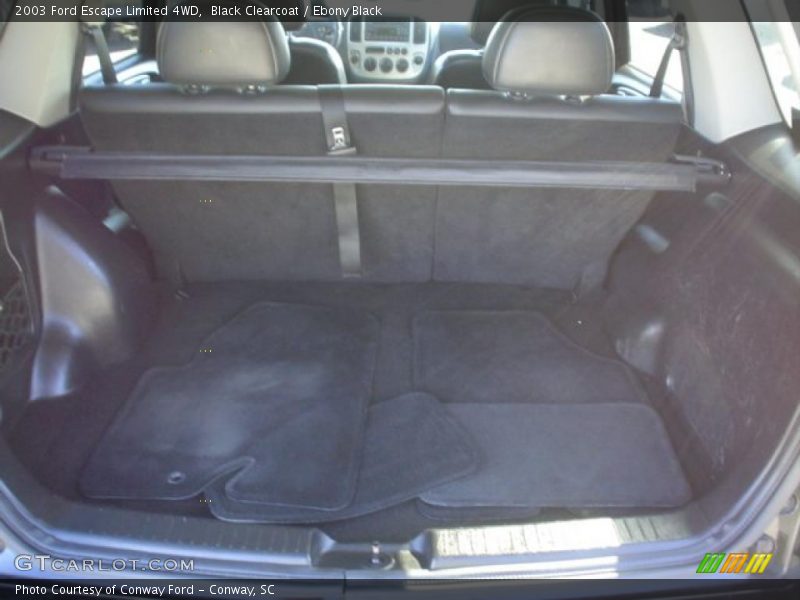 Black Clearcoat / Ebony Black 2003 Ford Escape Limited 4WD