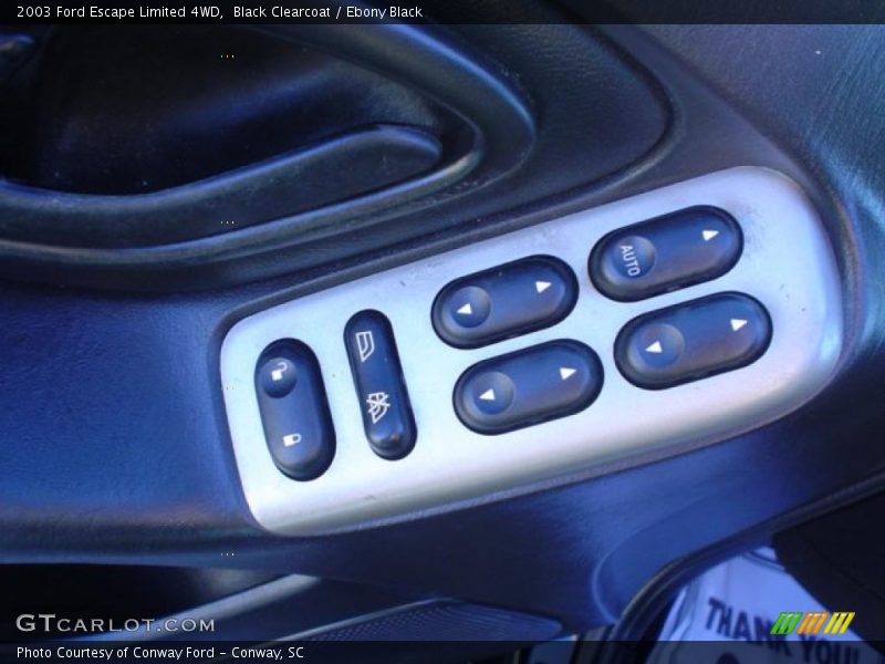 Black Clearcoat / Ebony Black 2003 Ford Escape Limited 4WD