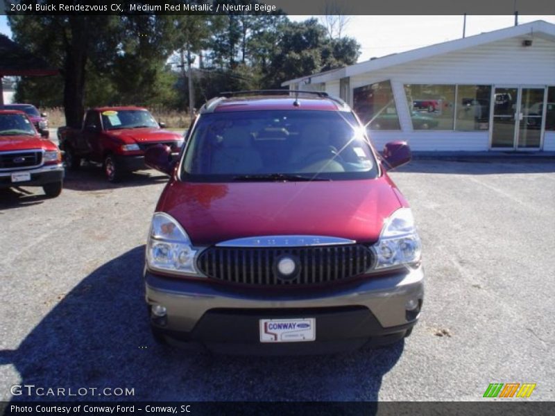 Medium Red Metallic / Neutral Beige 2004 Buick Rendezvous CX