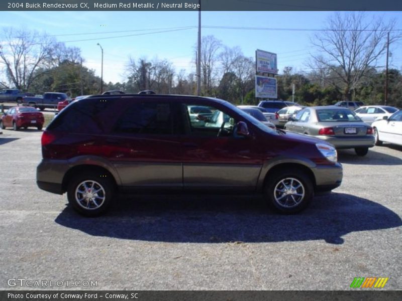 Medium Red Metallic / Neutral Beige 2004 Buick Rendezvous CX