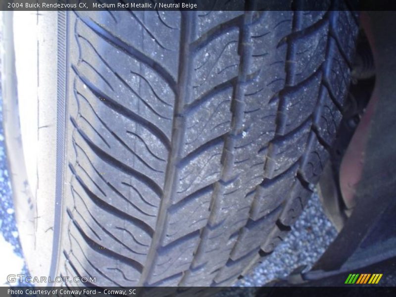 Medium Red Metallic / Neutral Beige 2004 Buick Rendezvous CX