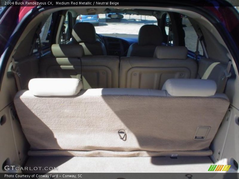 Medium Red Metallic / Neutral Beige 2004 Buick Rendezvous CX
