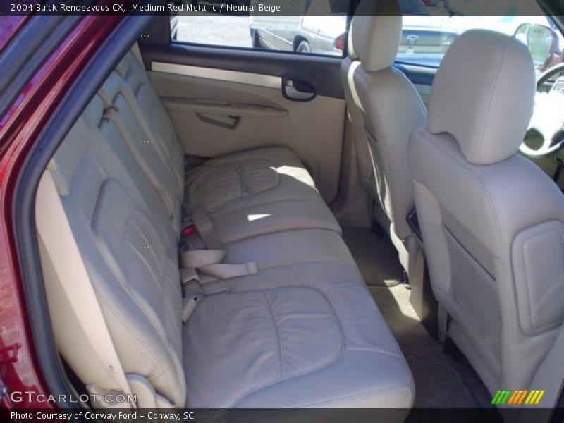 Medium Red Metallic / Neutral Beige 2004 Buick Rendezvous CX