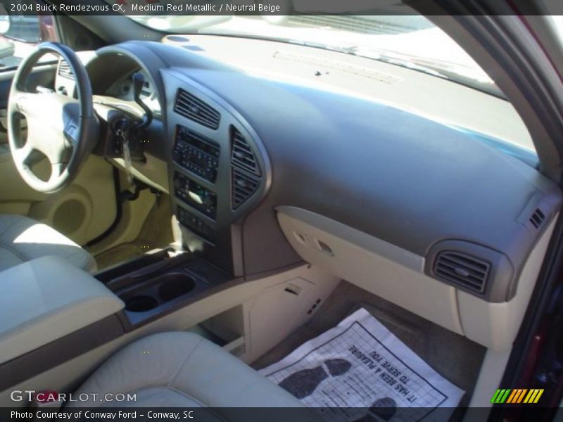 Medium Red Metallic / Neutral Beige 2004 Buick Rendezvous CX