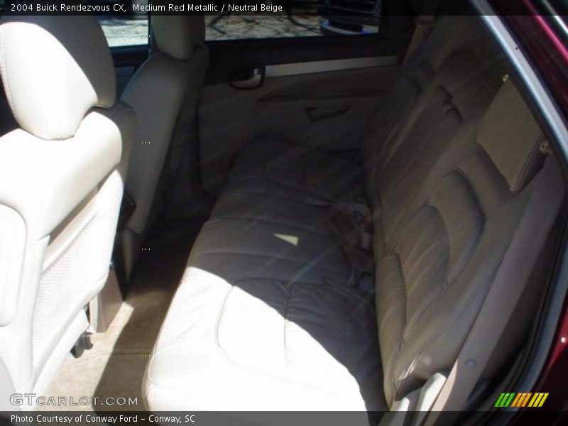 Medium Red Metallic / Neutral Beige 2004 Buick Rendezvous CX
