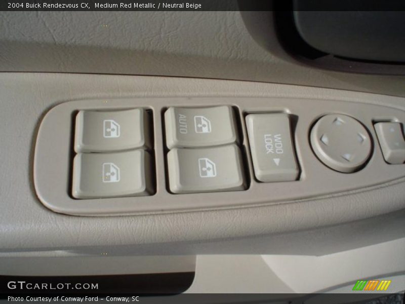 Medium Red Metallic / Neutral Beige 2004 Buick Rendezvous CX