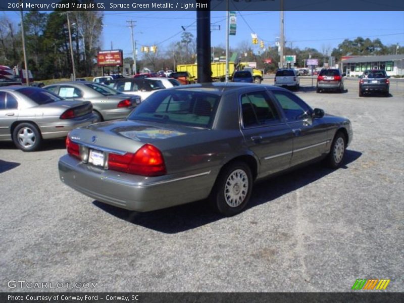 Spruce Green Metallic / Light Flint 2004 Mercury Grand Marquis GS