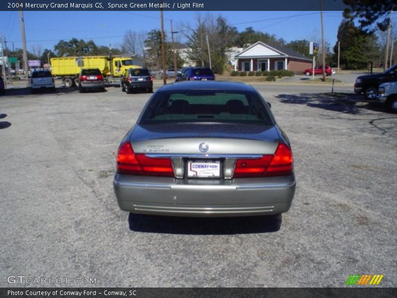 Spruce Green Metallic / Light Flint 2004 Mercury Grand Marquis GS
