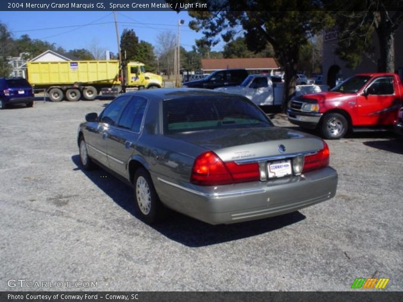 Spruce Green Metallic / Light Flint 2004 Mercury Grand Marquis GS