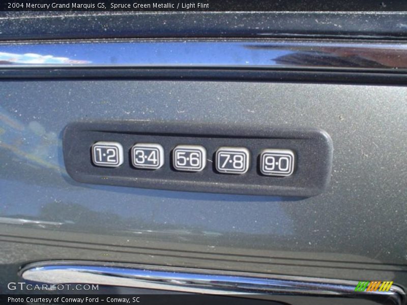 Spruce Green Metallic / Light Flint 2004 Mercury Grand Marquis GS