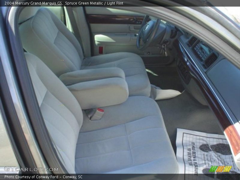 Spruce Green Metallic / Light Flint 2004 Mercury Grand Marquis GS