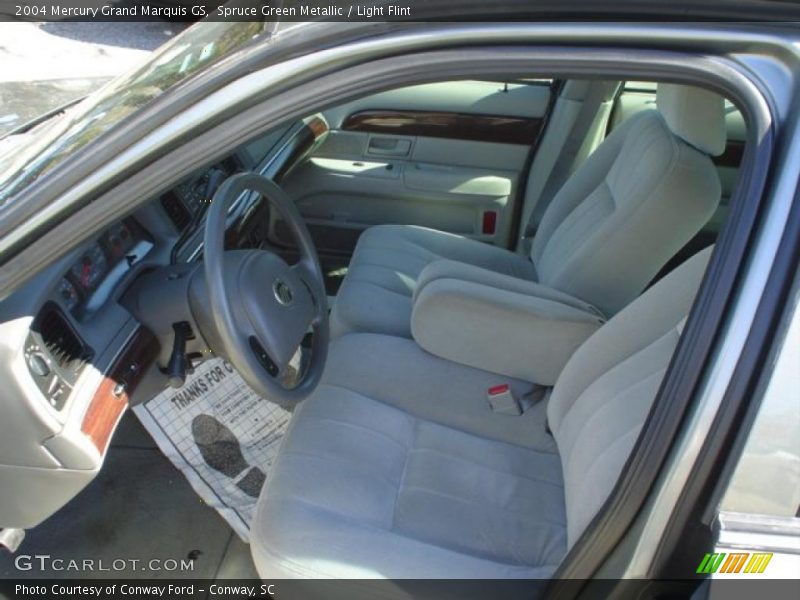 Spruce Green Metallic / Light Flint 2004 Mercury Grand Marquis GS