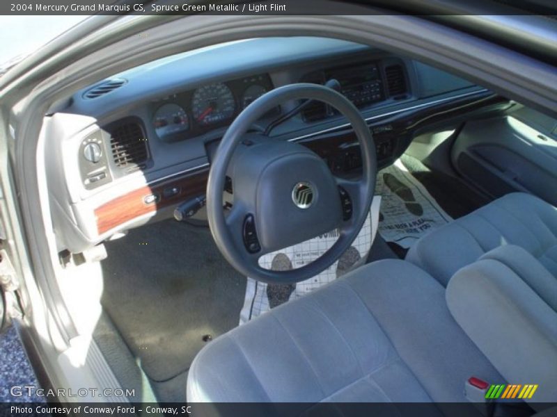 Spruce Green Metallic / Light Flint 2004 Mercury Grand Marquis GS