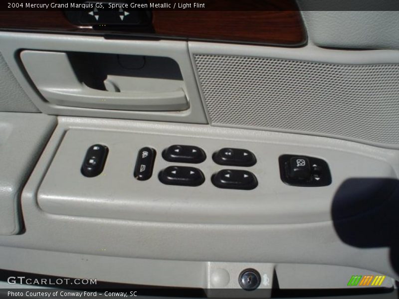 Spruce Green Metallic / Light Flint 2004 Mercury Grand Marquis GS