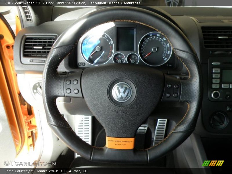 Fahrenheit Orange / Anthracite 2007 Volkswagen GTI 2 Door Fahrenheit Edition