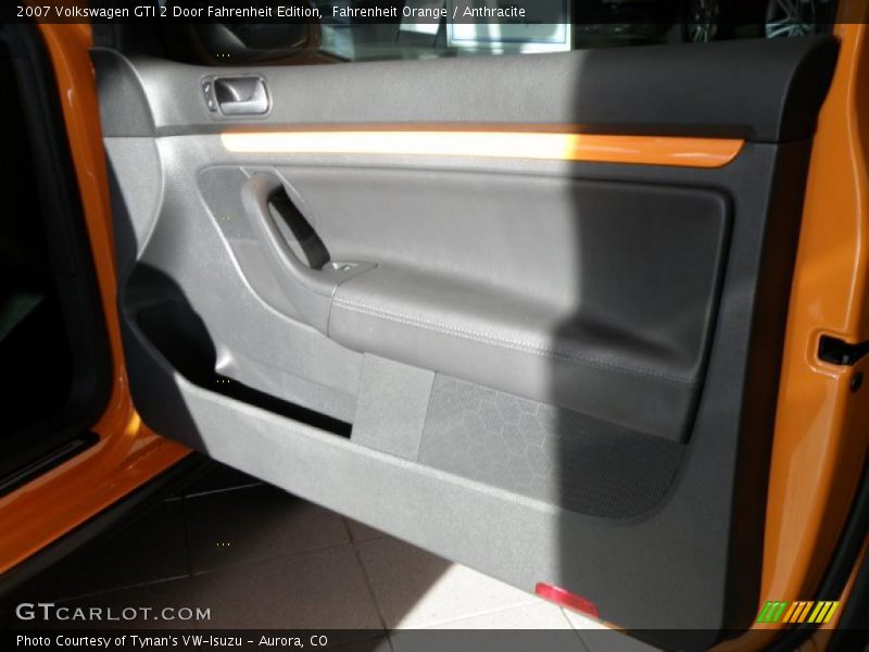 Fahrenheit Orange / Anthracite 2007 Volkswagen GTI 2 Door Fahrenheit Edition