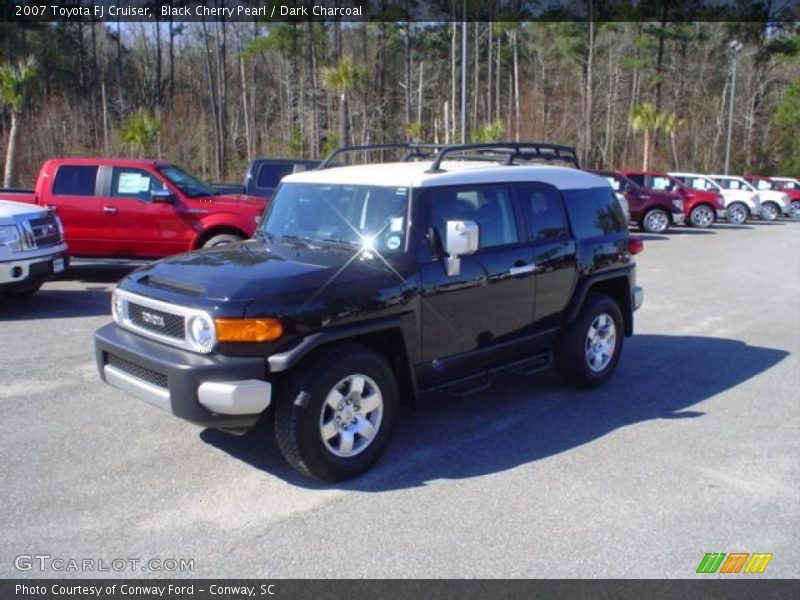 Black Cherry Pearl / Dark Charcoal 2007 Toyota FJ Cruiser