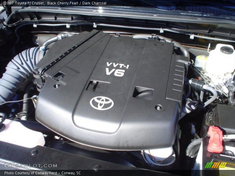 Black Cherry Pearl / Dark Charcoal 2007 Toyota FJ Cruiser