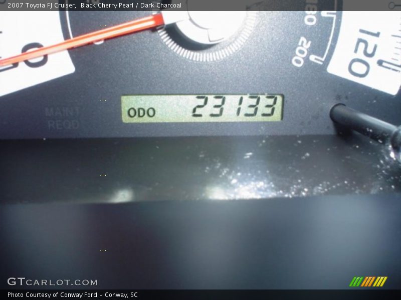 Black Cherry Pearl / Dark Charcoal 2007 Toyota FJ Cruiser