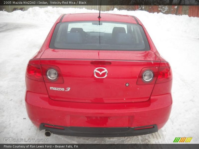 Velocity Red Mica / Black 2005 Mazda MAZDA3 i Sedan
