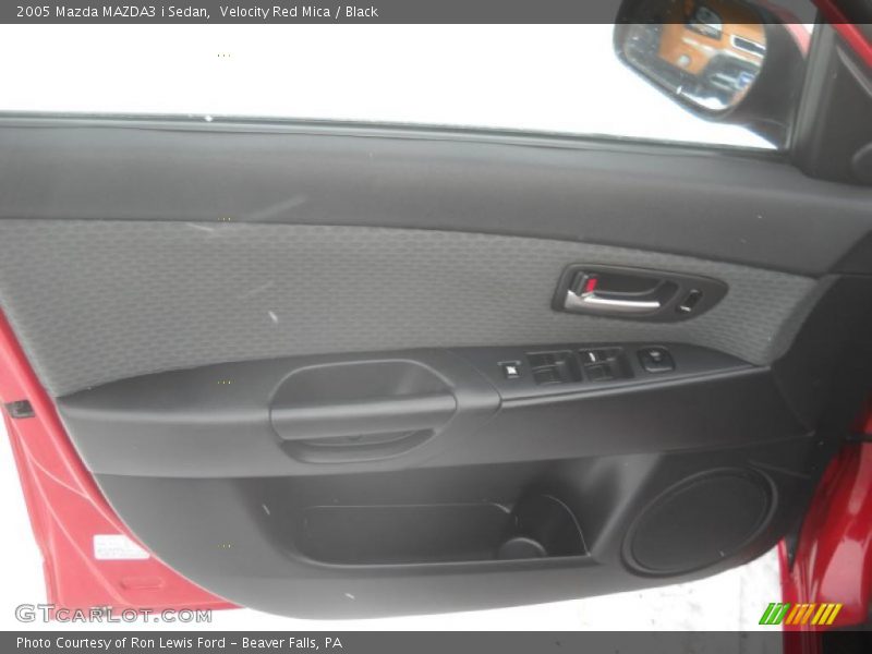 Velocity Red Mica / Black 2005 Mazda MAZDA3 i Sedan