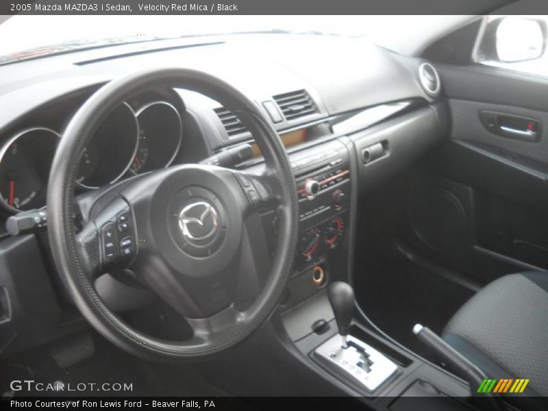 Velocity Red Mica / Black 2005 Mazda MAZDA3 i Sedan